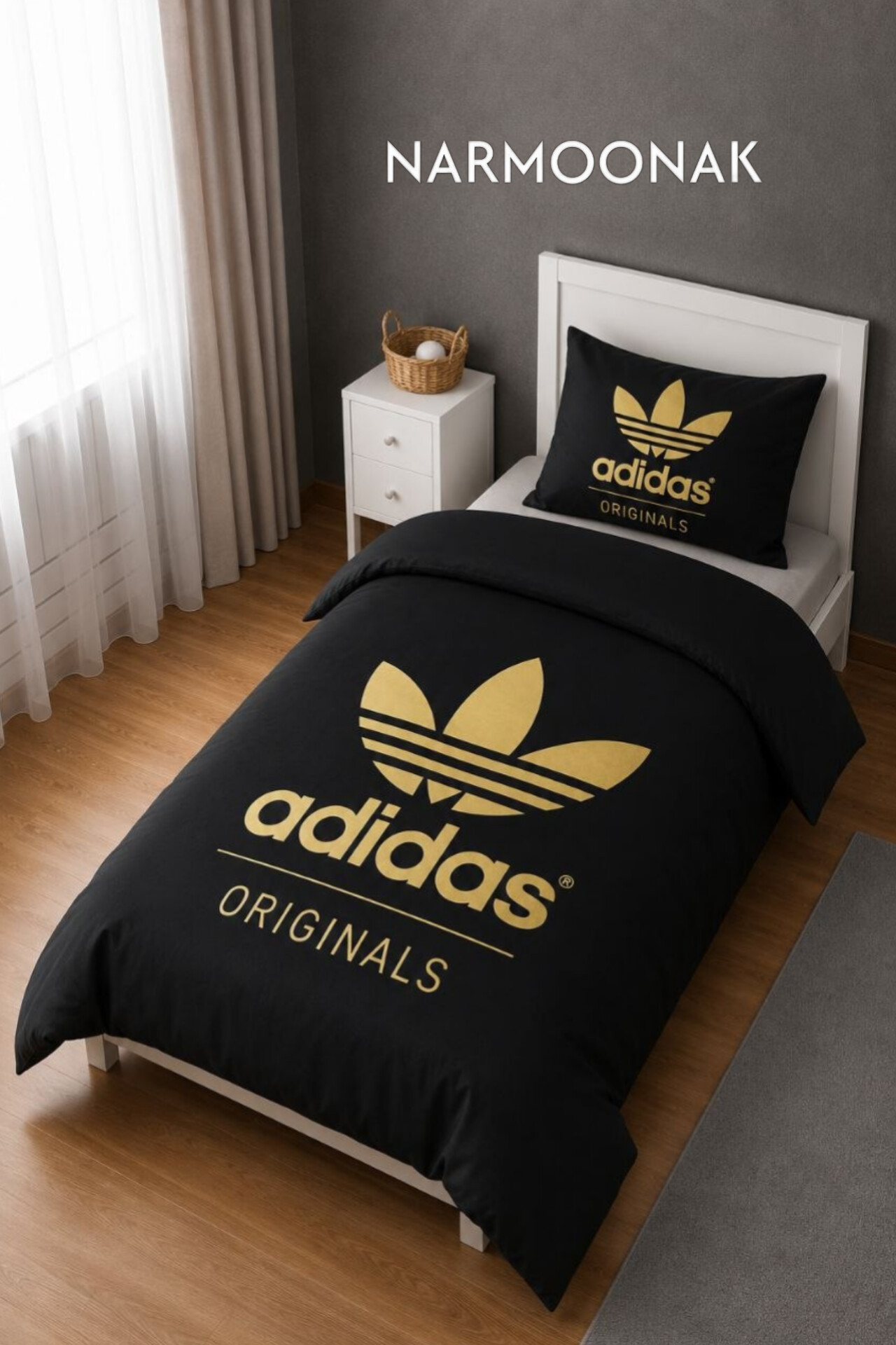 روتختی سه بعدی یکنفره  مدل adidas, جنس میکرویی